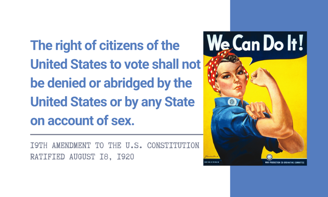 19th amendment to the u.s. constitution ratified august 18, 1920(2)