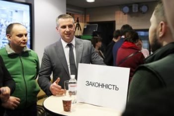 Men gathered at table