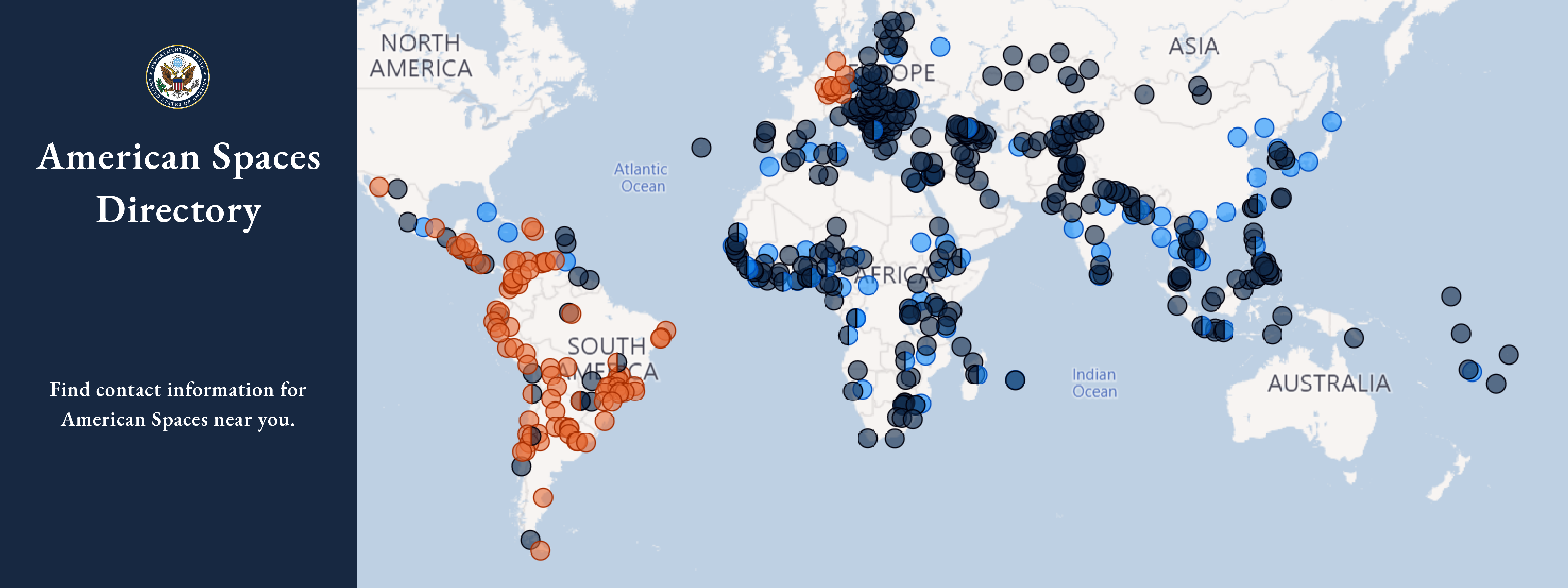 OAS map Managing American Spaces